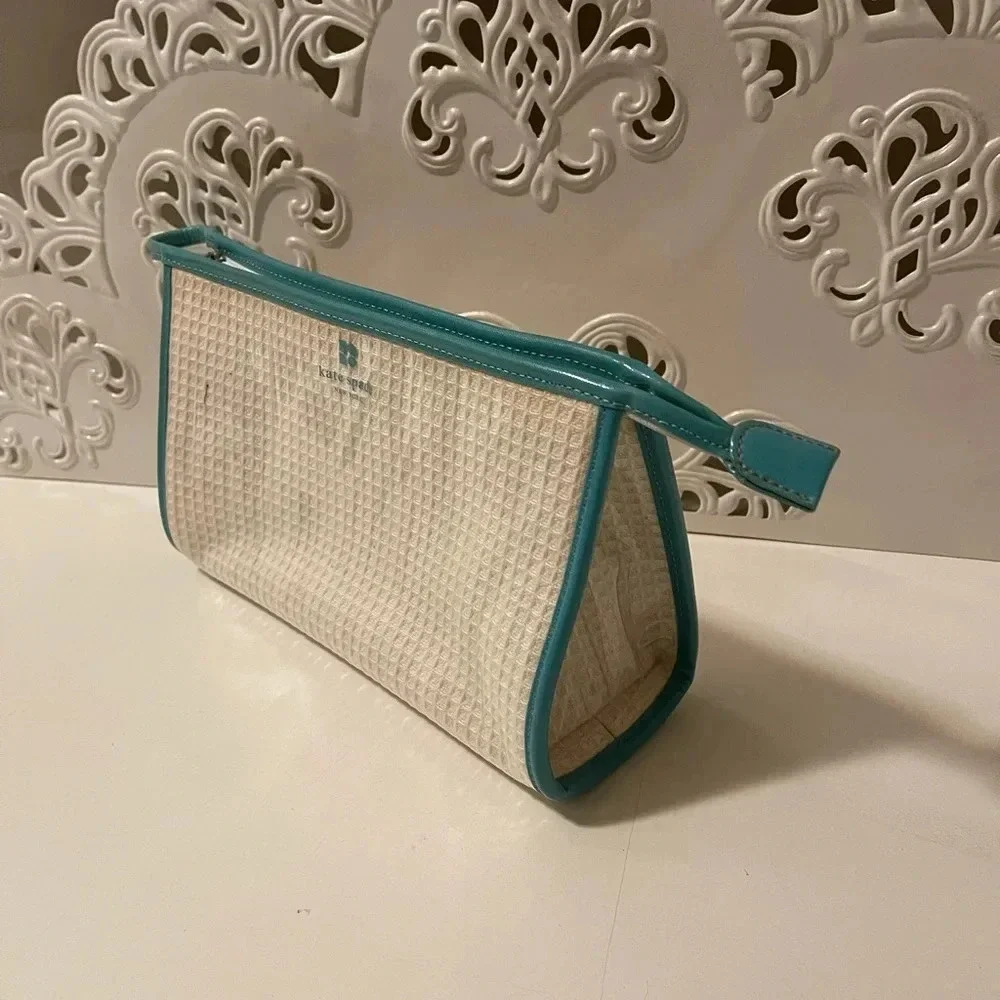 Kate Spade large gorgeous new condition make up bag very clean inside
